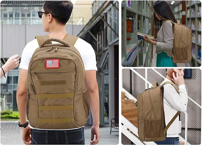 4land Camo Backpack for Boys,Army Boys Backpacks for Elementary Middle School Military,Camouflage Bookbag 40L