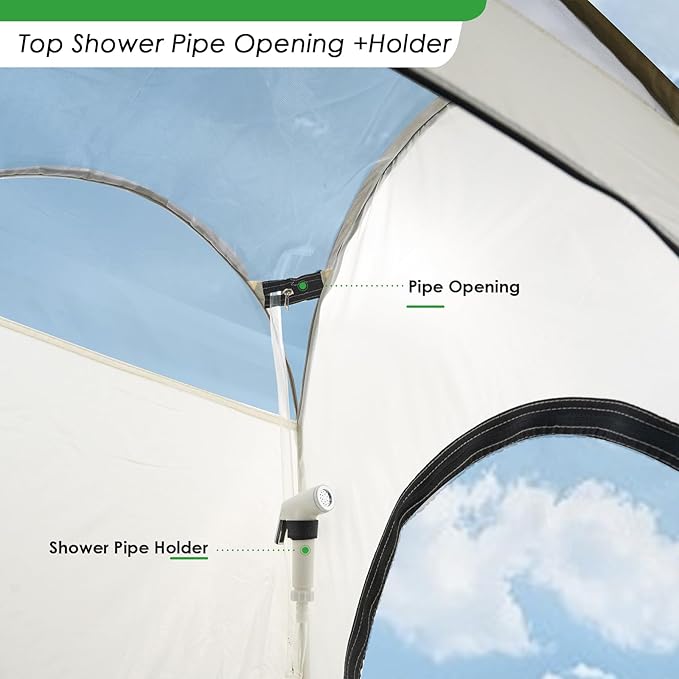 Portable Privacy Tent - Pop Up Shower & Changing Room for Outdoor Camping