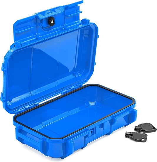 Seahorse 56 OEM Portable Waterproof Dry Box Hard Protective Micro Case - Mil Spec/USA Made / IP67 Waterproof/Lockable/Airtight/Smell Proof - for Hand Tools, Ammo Boxes, Stash Box