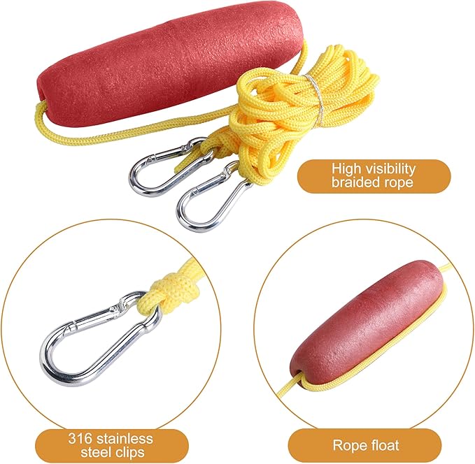 RunNico 500D Sand Anchor for Small Boats,2 in 1 PWC Jet Ski Anchor Kit with Adjustable Buoy,Waterproof Dry Bag for Jet Ski, Kayak, Boat, Watercraft and Canoe