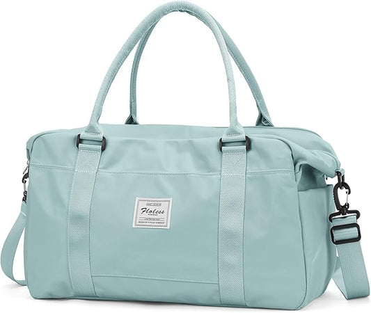 Travel Duffel Bag,Sports Tote Gym Bag,Shoulder Weekender Overnight Bag for Women