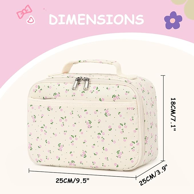 CAMTOP Lunch Box Kids Insulated Lunch Bag Small Cooler Thermal Meal Thermal lunchbox for Girls Boys School Picnics