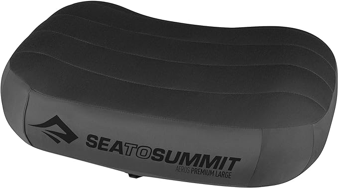Sea to Summit Aeros Premium Inflatable Travel Pillow, Large (16.5 x 11), Grey