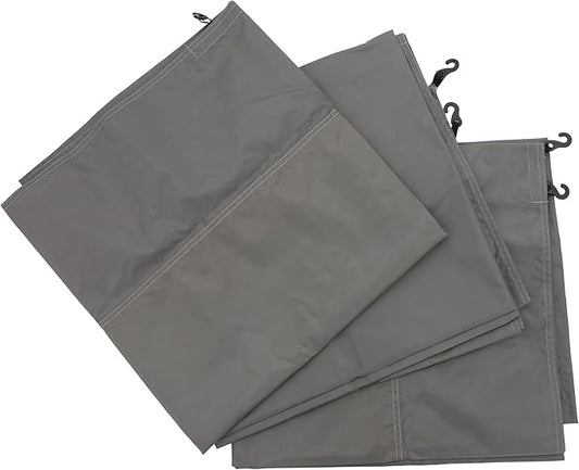 Territory Tents™ 3-Pack Event Tent Wind Panels, Portable Event Tent Wind Panels, Privacy Panels, Slate Gray, TA100