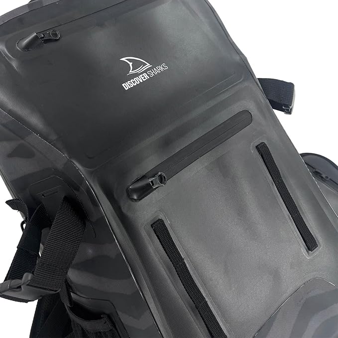Eco-Friendly Dry Backpack Dry Bag with removable waist strap. Comfortable, extremely durable, and 30L size.