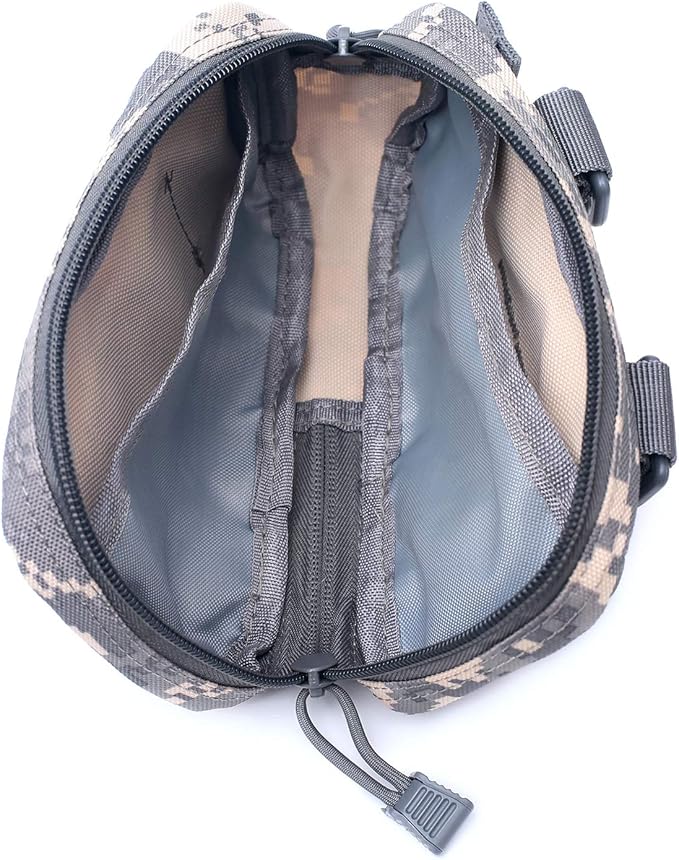 Tactical Molle Horizontal Admin Pouch Compact 1000D Utility EDC Tool Bag with Shoulder Strap