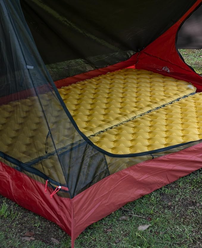 iClimb Stable Comfortable Air Sleeping Pad Ultralight Compact for Adults Camping Backpacking