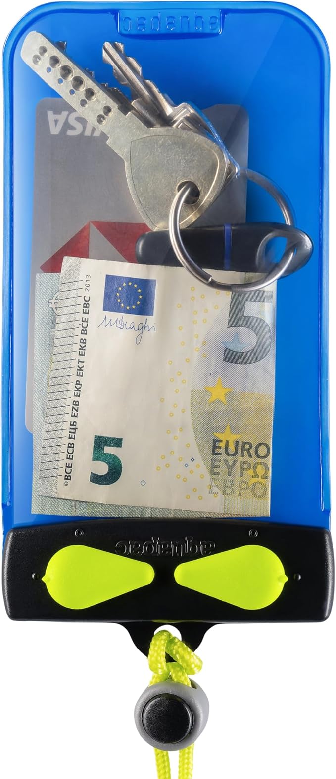 Aquapac Keymaster Waterproof Travel Case, Made in the UK, Carry Cord, Travel Essential, 5 Year Warranty, Watersports, Hiking, Mountain Biking, Running Accessory