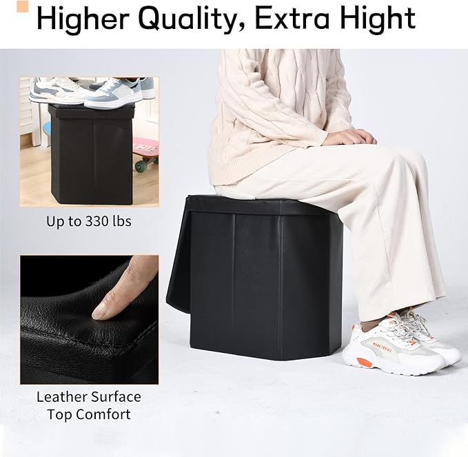 Portable Toilet with Tent, Portable Toilet Kit For Adults, 59in Large Pop Up Privacy Tent, Extra Large Camping Folding Toilet, Comfortable Leather Toilet with Toilet Bags, Washable for Camping
