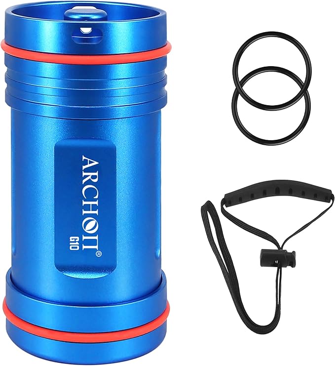 ARCHON Aluminum Alloy Waterproof Car Key Holder FOB Case, Keychain Dry Storage Box for Swimming,Diving Essential, Small Bag Kit for Boating