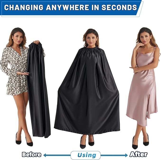 Portable Changing Room Changing Tent for Dancer Instant Dressing Cover Ups Privacy Shelters for Beach Car Boating Taking Photo, 4.59ft Length