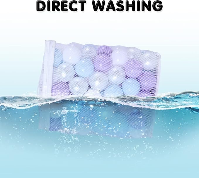 Ball Pit Balls Plastic Balls for Ball Pit Phathalate Free BPA Free Plastic Balls 100pcs 2.2" Set for Toddlers for Play Tent Tunnel