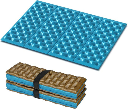 Foam Seat Mat for Camping, Foldable Seat Pat Cushion,Waterproof IXPE Sitting Pad for Outdoor Camping, Stadium,Backpacking Travel,Hikking,Picnic,Stadiums and Bleachers