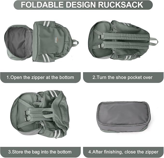 Coofay Gym Backpack for Women - Waterproof, Lightweight, Large Travel & Sports Gym Bag with Shoe Compartment