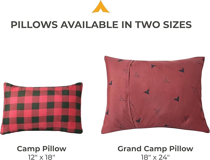 TETON Sports Camp Pillow; Great for Travel, Camping and Backpacking; Washable