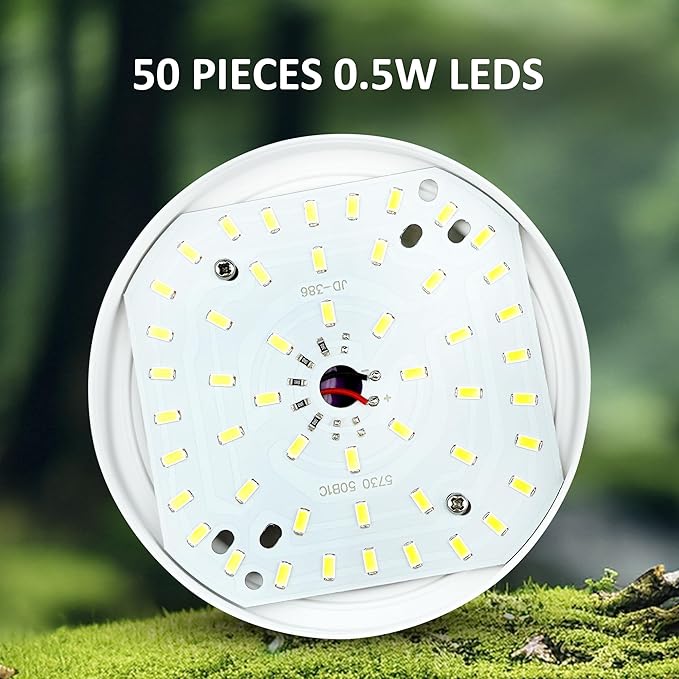 Tent Light Rechargeable 2400mAh Waterproof for Camping,Outdoor,Power Outage(2 Pack)