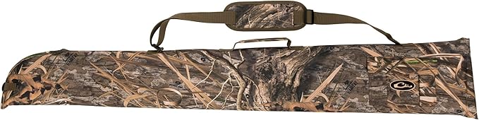 Drake Waterfowl® Side-Opening Soft Gun Case - Water Resistant, Adjustable Strap, Choke Tube Pocket - Tactical Shotgun Case