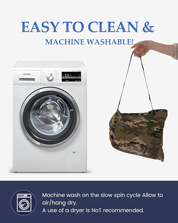 Inflatable Sleeping Pad for Camping, Extra-Thick 4.75 Inch Air Mattress with Soft Cotton Top, Machine Washable, Family Lightweight 4-Season Pad for Camping, Traveling & Hiking, Green