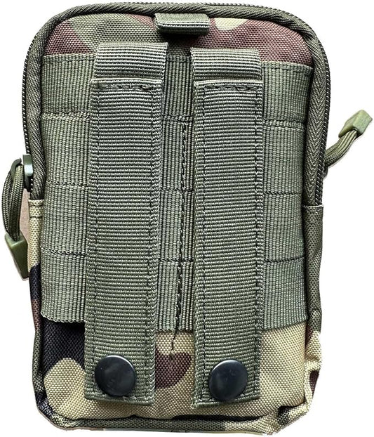 Tactical Molle Pouch, Universal EDC Waist Bag Pouches, Outdoor Belt Bags Gear Tool Gadget Pocket with Cell Phone Holster