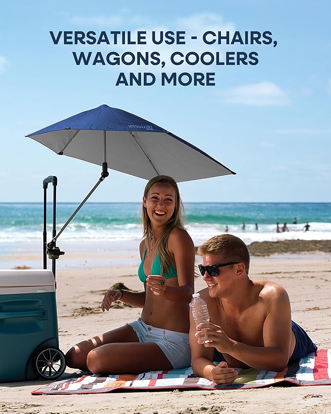 Sport-Brella Versa-Brella SPF 50+ Adjustable Umbrella with Universal Clamp