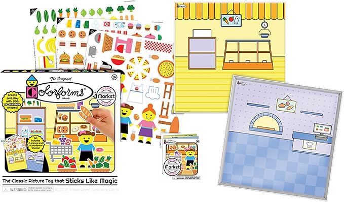 Colorforms Picture Play Set for 3+Years - Market