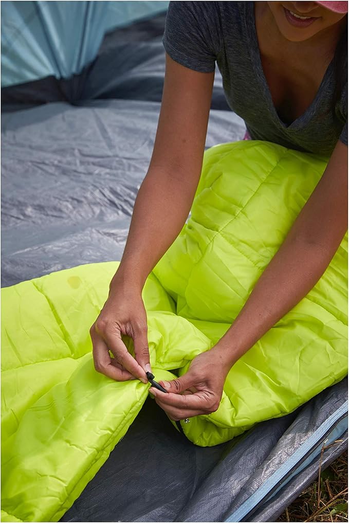 Coleman Kompact Sleeping Bag, Indoor/Outdoor Lightweight Sleeping Bag for Adults, 20°F/30°F/40°F Options for Camping, Hiking, Backpacking with Included Compression Sack