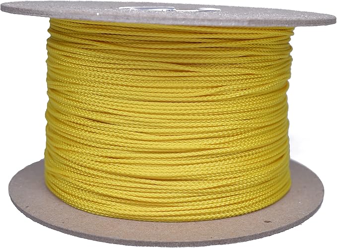 BORED? PARACORD! Nylon Micro Cord - 125 or 1000 Foot Spool Options - 70+ Colors and Patterns - 1.18mm Cord