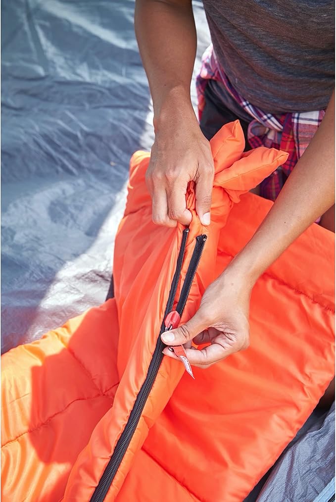 Coleman Kompact Sleeping Bag, Indoor/Outdoor Lightweight Sleeping Bag for Adults, 20°F/30°F/40°F Options for Camping, Hiking, Backpacking with Included Compression Sack