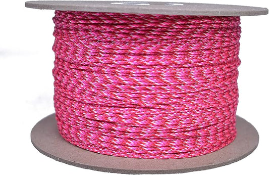 BORED? PARACORD! Nylon Micro Cord - 125 or 1000 Foot Spool Options - 70+ Colors and Patterns - 1.18mm Cord