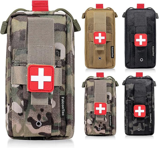 Tactical EMT Pouch Everyday Carry First Aid Pouch with Molle System and Tourniquet Holder