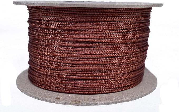 BORED? PARACORD! Nylon Micro Cord - 125 or 1000 Foot Spool Options - 70+ Colors and Patterns - 1.18mm Cord