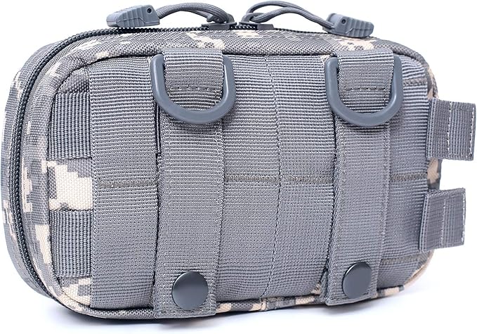 Tactical Molle Horizontal Admin Pouch Compact 1000D Utility EDC Tool Bag with Shoulder Strap