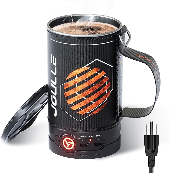 Electric Kettle, Multi-Functional Portable Travel Water Boiler Cooker, 30 oz Electric Kettle for Coffee, Cooking, Popcorn Maker, Camping RV Essentials