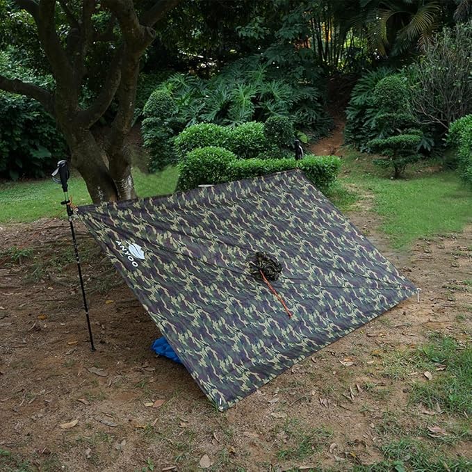 ANYOO Hooded Rain Poncho for Adults Waterproof Lightweight Rain Coat for Men Women Reusable Rain Jacket for Emergency Outdoor