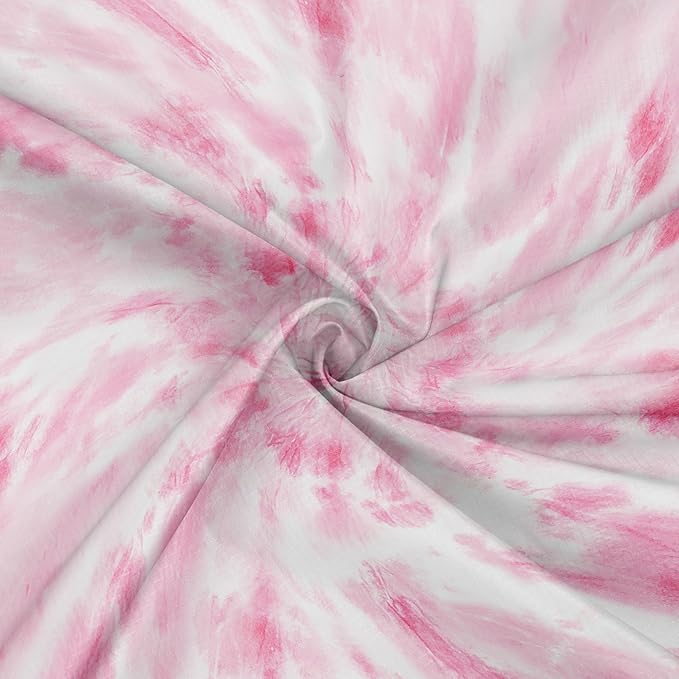 Large Beach Blanket Sandproof, Beach Mat Sand Free Waterproof, Pink Tie-Dye Picnic Blankets Lightweight Quick Drying & Compact, Polyester Outdoor Blanket Beach Essentials Must Have Accesorries