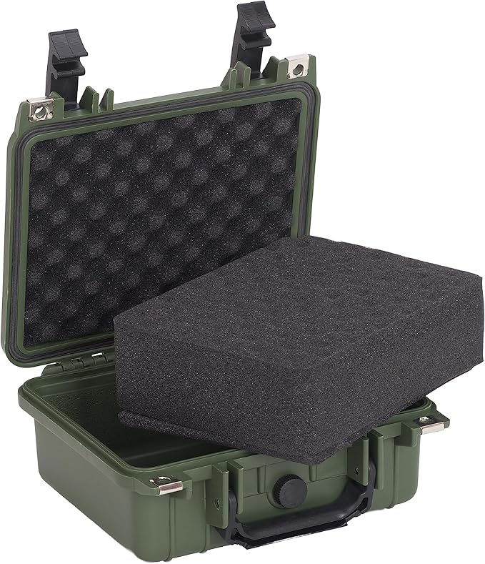 MEIJIA Portable All Weather IP67 Waterproof Protective Case,Hard Camera Case,Dry Case with Customizable Foam,Fit Use Of Drones,Camera,Equipments,10.62 x9.68x4.87inches