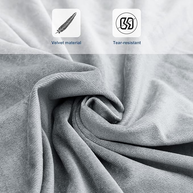 KingChii Cover for Memory Foam Camping Mattress Pad Velvet Cover Outdoor Mat Sleeping Pad