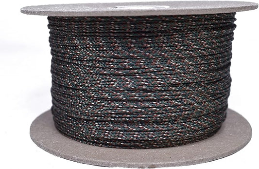 BORED? PARACORD! Nylon Micro Cord - 125 or 1000 Foot Spool Options - 70+ Colors and Patterns - 1.18mm Cord