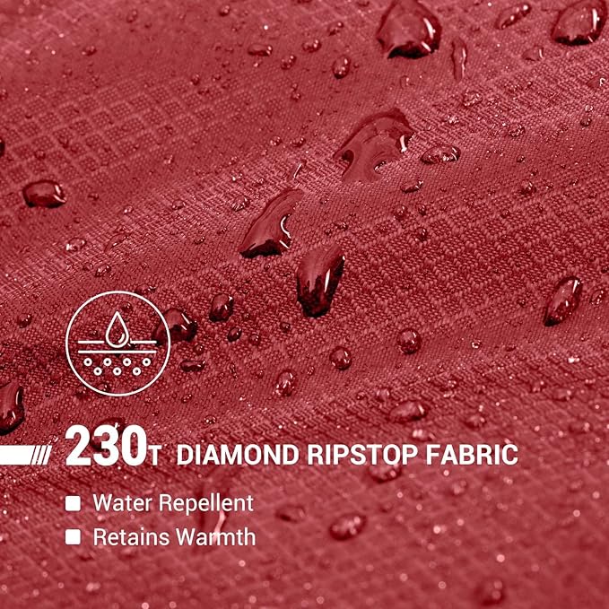 KingCamp Sleeping Bag for Adults, Cold Weather & Warm Extra Wide Big & Tall XL Portable Waterproof Flannel Sleeping Bags, Essentials Gear Accessories for Camping Backpacking Hiking Indoor & Outdoor