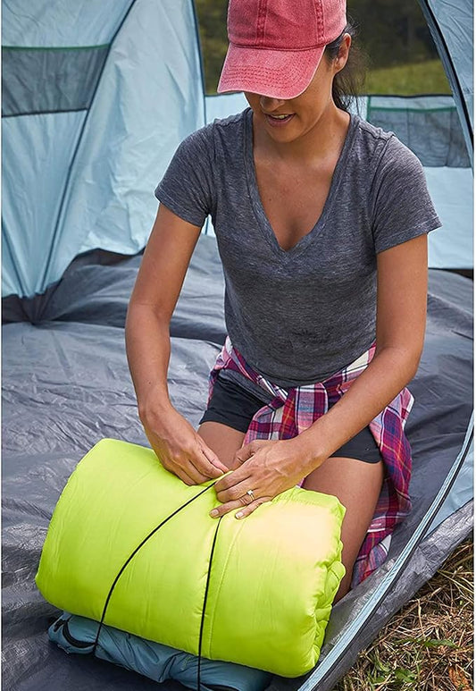 Coleman Kompact Sleeping Bag, Indoor/Outdoor Lightweight Sleeping Bag for Adults, 20°F/30°F/40°F Options for Camping, Hiking, Backpacking with Included Compression Sack