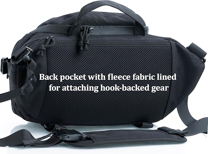 Tactical Sling Backpack Crossbody EDC Pack MOLLE Satchel Bag for Travel, Work, Camping and Hiking 8Liter