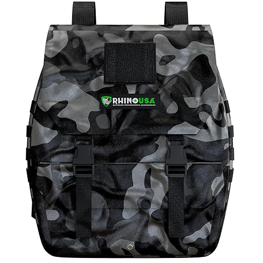 Rhino USA Tail Gate Trash Bag – Molle Compatible Overlanding Gear, Camping Essentials & Ultimate Accessory for Jeep Gladiator, Trucks & More - Camo