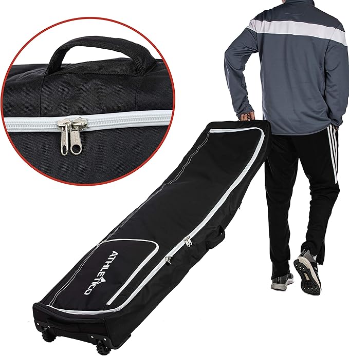 Athletico Conquest Padded Snowboard Bag With Wheels - Travel Bag for Single Snowboard and Snowboard Boots