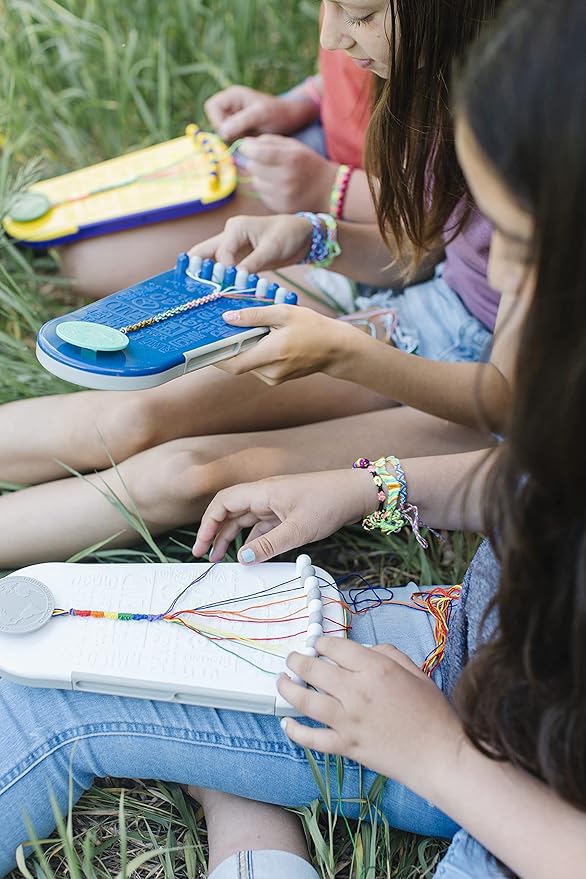 Choose Friendship My Friendship Bracelet Maker, 20 Pre-Cut Threads (Craft Kit/Kids Jewelry Kit) - Neutral