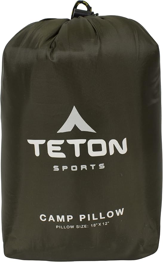 TETON Sports Camp Pillow; Great for Travel, Camping and Backpacking; Washable