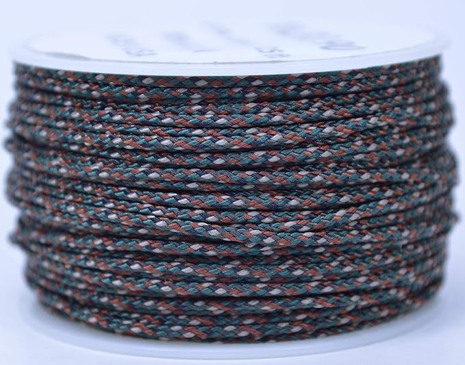 BORED? PARACORD! Nylon Micro Cord - 125 or 1000 Foot Spool Options - 70+ Colors and Patterns - 1.18mm Cord