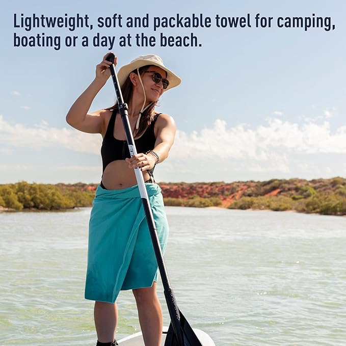 Sea to Summit Portable Pocket Towel for Camping, Gym, and Travel