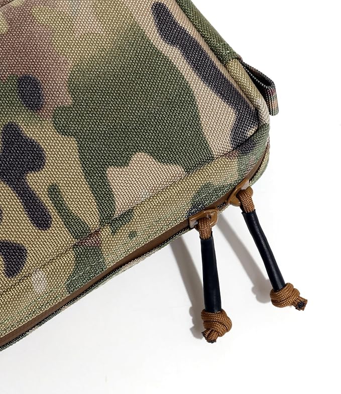 Tactical Belt Pouch EDC Waist Bag MOLLE Admin Pocket Modular Medical Kit Organizer Phone Holster Vest Pack Nylon Utility Zipper Wallet Small Gear Tool Carrier for Men Women Camping Hiking