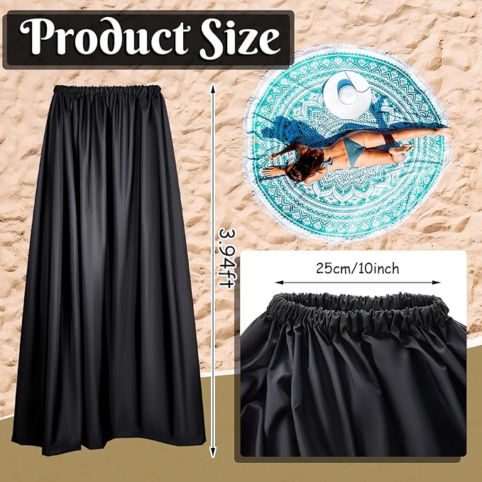 Chuarry Portable Changing Room Thick Changing Cover ups Instant Privacy Shelters Lightproof Beach Dressing Cover for Camping(1.2m)