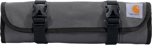 Carhartt 18 Pocket Utility Roll, Durable Water-Resistant Tool Organization Roll Bag